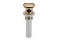 Brizo® RP72414GL Pushbutton Activated Pop-Up Drain Assembly, Luxe Gold, Brass Drain