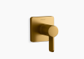 Kohler K-T23509-4-2MB Parallel(R) Transfer Valve Trim with Lever Handle - Vibrant Brushed Moderne Brass