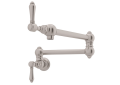 ROHL A1451LMSTN-2 Wall Mount Swing Arm Pot Filler - Satin Nickel