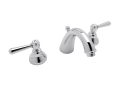 Rohl® A2707LMAPC-2 Verona Widespread Lavatory Faucet, 1.2 gpm Flow Rate, 4-15/64 in H Spout, 8 in Center, Polished Chrome, 2 Handles, Pop-Up Drain