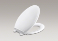 Kohler® 4733-0 Glenbury™ Q3™ Toilet Seat With Grip-Tight, Elongated Bowl, Closed Front, Plastic, White, Quick Release Hinge