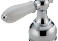 Delta H212 Porcelain Lever Handle Set - Chrome