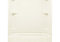 Sterling 71240120-96 60 inch x 30 inch x 72 inch Accord Smooth Series Tub and Shower with Right-Hand Drain - Biscuit