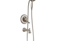 DELTA® T17494-SS-I Monitor® 17 Tub and Shower Trim, 1.75 gpm Shower, Stainless Steel