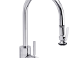Waterstone 5800 Contemporary PLP Pulldown Faucet - Lever Sprayer - Chrome