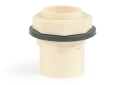 Camco 11452 Drain Pan Fitting Kit, For Use With: Water Heater and Washing Machine, 1 or 1-1/2 in, PVC, Import