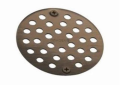 Moen® 102763ORB Tub/Shower Drain Cover, Kingsley®, 4 in W, 4 in Dia, Brass, Oil Rubbed Bronze, Import
