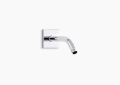 Kohler® 14679-CP Loure® Wall Mount Shower Arm and Flange, 7-1/2 in L x 2-11/16 in W Arm, 1/2 in NPT