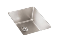 Elkay® ELUHH1316TPD Lustertone Iconix™ Kitchen Sink, Luminous Satin, Rectangle Shape, 13-1/2 in L x 16 in W Bowl x 8 in D Bowl, 16 in L x 18-1/2 in W x 8 in H, Undermount Mounting, 304 Stainless Steel