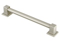 Moen® YG8818BN 90 Degree™ Designer Grab Bar, 1-1/4 in Dia 18 in L, Brushed Nickel, Stainless, Import