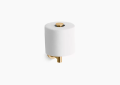 Kohler K-14444-2MB Purist Vertical Toilet Paper Holder - Vibrant Brushed Moderne Brass