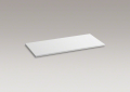 Kohler® 5439-S33 Solid/Expressions™ Solid Surface Bathroom Sink, 1 in OAH x 49 in OAW x 22-13/16 in OAD, White Top