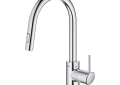 GROHE 32665003 32665_3 Concetto™ 32665003 32665_3 Concetto™ Pull-Down Kitchen Faucet, 1.75 gpm Flow Rate, Polished Chrome, 1 Handles, 1 Faucet Holes, Residential