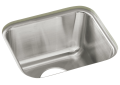 Sterling® UCL1515 Springdale® Bar/Kitchen Sink With SilentShield® Technology, Luster, Rectangle Shape, 12 in L x 9-1/2 in W Bowl, 14-1/2 in L x 11-3/4 in W x 7 in H, Undermount Mounting, 19 ga Stainless Steel