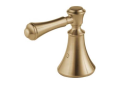 DELTA® H697CZ Cassidy™ Lever Handle, For Use With Model T11897-LHP Diverter Trim and Roman Tub Faucet, Brass, Brilliance® Champagne Bronze, Import