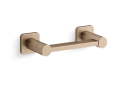 Kohler® 23528-BV 23528 Parallel® Pivoting Toilet Paper Holder, 3-9/16 in H, Zinc/Stainless Steel, Vibrant Brushed Bronze