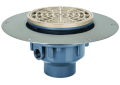 Sioux Chief Halo™ 822-2PNR Adjustable Floor Drain, 2 in Outlet, Hub Connection, PVC Drain, Import