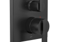 DELTA® T24867-BL Monitor® 14 Angular Modern Valve Trim With 3-Setting Integrated Diverter, Matte Black