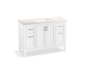 Kohler® 39606-ASB-0 Hadron™ Vanity Cabinet with Sink and Top, 35-3/4 in OAH x 48 in OAW x 20-3/8 in OAD