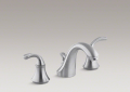 Kohler 10272-4-G Widespread Lavatory Faucet, Sculpted Lever Handles