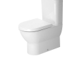 DURAVIT 2138090092 Darling New Dual Flush Toilet Bowl, White, Elongated Shape, 15-3/4 in H Rim