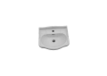 Barclay B/3-874WH Stanford™ 460 Lavatory Basin Only, Rectangle Shape, 4 in Faucet Hole Spacing, 18-1/8 in W x 15 in D, Wall Mount, Vitreous China, White, Import