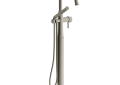 RIOBEL TMMRD39JBN Momenti Tub Filler, 6 gpm Flow Rate, Nickel, Import