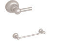 Rohl® CIS1/18STN Arcana Traditional Towel Bar, 18 in L Bar, Brass