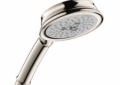 Hansgrohe 04072830 Croma C 100 3-Jet Hand Shower, 2.5 gpm Flow Rate, 3 Sprays, 4-1/2 in Dia Head, 1/2 in Connection