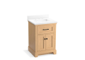 Kohler® 29259-BD1-WEK Charlemont™ Vanity Cabinet with Sink and Top, 39-11/16 in OAH x 24 in OAW x 22-7/16 in OAD