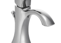 Moen® 6903 6903 Voss™ Bathroom Faucet, 1.5 gpm Flow Rate, 4.68 in H Spout, 1 Handles, Metal Pop-Up Drain, 1 Faucet Holes, Chrome