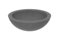 Native Trails NSL1705-S Vessel Bathroom Sink, NativeStone® Morro, Round Shape, 17 in OD x 5 in H, Natural Jute Fiber/Concrete, Slate, Import