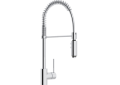 Rohl LS64L-APC-2 Modern Architectural Single Handle Kitchen Faucet with Pro Pulldown Spray - Polished Chrome