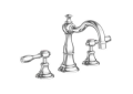 Newport Brass 1770-26 Widespread Lavatory Faucet - Polished Chrome