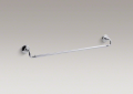 Kohler® 72569-CP Artifacts® Towel Bar, 30 in L Bar, 3 in OAH x 3-1/2 in OAD, Metal
