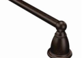 Moen® YB2218ORB Towel Bar, Brantford™, 18 in L Bar, 2.96 in OAD x 2.05 in OAH, Aluminum, Oil Rubbed Bronze, Import
