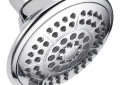 DELTA® RP78575-25 Raincan Shower Head, 2.5 gpm Flow Rate, 5 Sprays, 4.4 in L x 6.56 in W x 4.38 in H Head, Import