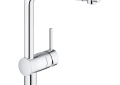 Grohe 30300000 Minta(R) Single-Handle Pull-Out Kitchen Faucet Dual Spray 1.75 GPM - StarLight Chrome