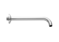 Jaclo® 8046-PCH 90 deg Showerarm With Escutcheon, 20 in L, Brass Arm, 1/2 in NPT x 1/2 in Male IPS, Domestic