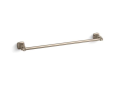 Kohler® 16251-BV Margaux® Single Towel Bar, 24 in L Bar, 2-1/8 in OAH x 3-1/2 in OAD, Metal