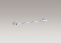 Kohler® 13431-CP Towel Bar, Coralais®, 24 in L Bar, 3-5/8 in OAD x 2-1/4 in OAH, Metal, Polished Chrome