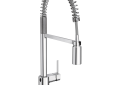 Moen® 5923EWC Pre-Rinse Spring Pulldown Kitchen Faucet, Align™ MotionSense Wave™, 1.5 gpm Flow Rate, High-Arc Spout, Polished Chrome, 1 Handle, Domestic