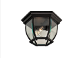MInka Group 71174-66 Wyndmere(TM) - 3 Light Outdoor Flush Mount - Black