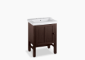 Kohler® 2604-F69 Tresham® Vanity, 32-1/2 in OAH x 23-3/4 in OAW x 18-1/4 in OAD, Floor Mount, Woodland Cabinet