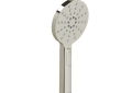 RIOBEL 4364PN Riobel Cross Collection Handshower Hand Set Single-Function, 4-3/4 in Dia Shower Head 2-Function Shower Head, 2.0 gpm Flow Rate, Nickel, Import