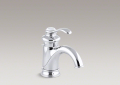 Kohler® 12182-CP Fairfax® Bathroom Sink Faucet, 1.2 gpm Flow Rate, 2-1/8 in H Spout, 1 Handles, Pop-Up Drain, 1 Faucet Holes, Polished Chrome, Function: Traditional
