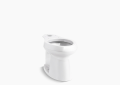 Kohler® 80020-0 HighLine® Toilet Bowl, White, Elongated Front Shape, 12 in Rough-In, 16-1/2 in H Rim, 2-1/8 in Trapway