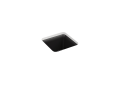 Kohler® 8223-CM1 Cairn® Bar Sink, Matte Black, Squared Shape, 13-9/16 in L x 13-9/16 in W Bowl x 9-1/2 in D Bowl, 15-1/2 in L x 15-1/2 in W x 10-1/8 in D, Undermount Mounting, Neoroc® Composite