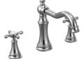 Moen® TS22101 TS22101 Weymouth™ Tub Faucet, 10 in Center, Chrome, 2 Handles, Function: Traditional, No, Domestic