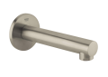 GROHE 13274EN1 Concetto Tub Spout, 6-11/16 in L, 1/2 in FNPT Connection, Brass, Brushed Nickel, Import